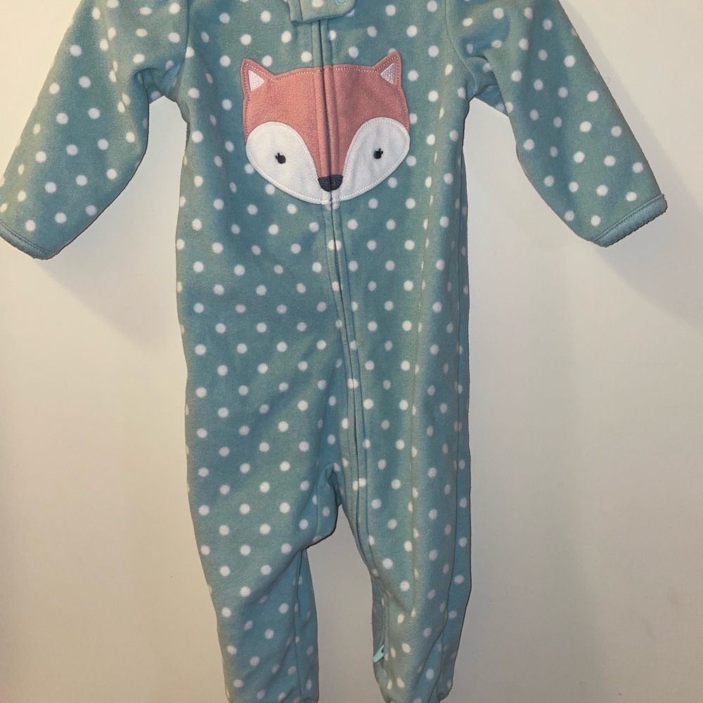 Kids Polka Dot Fox One Piece